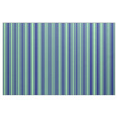 Tissu Lignes vertes et bleues (Fat Quarter)