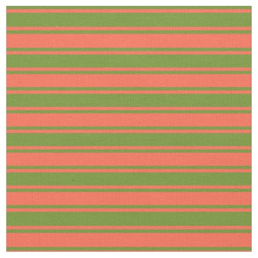 Tissu Lignes vertes et rouges (Fermer)