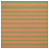 Tissu Lignes vertes et rouges (Échantillon)