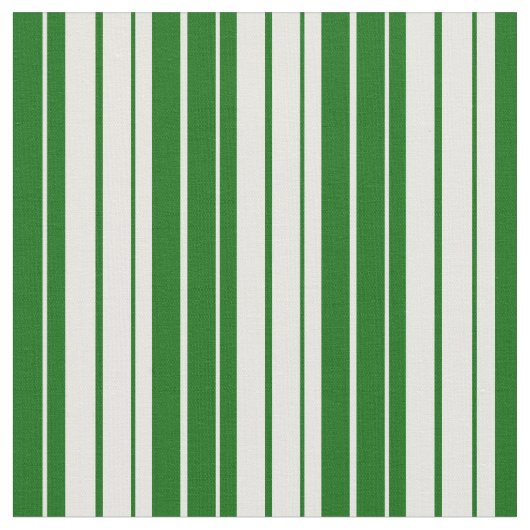 Tissu Lignes vertes foncées et blanches (Fermer)