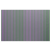 Tissu Lignes vertes foncées et orchidées (Fat Quarter)