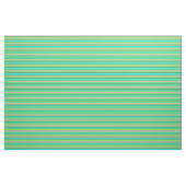 Tissu Lignes vertes, rose pâle, vert forestier et aqua (Yard)