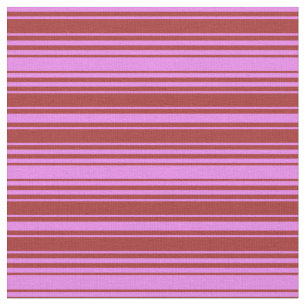Tissu Lignes violettes et Brown