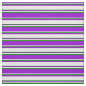 Tissu Lignes violettes foncées, blanches et vertes (Échantillon)