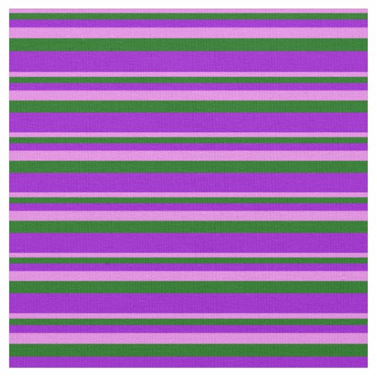 Tissu Lignes violettes, vert foncé et violet foncé (Fermer)