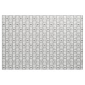 Tissu Lil Mustache Tooth on Grey (Yard)