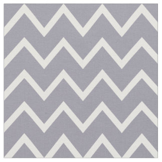 Tissu Lilac Grey & White Chevron
