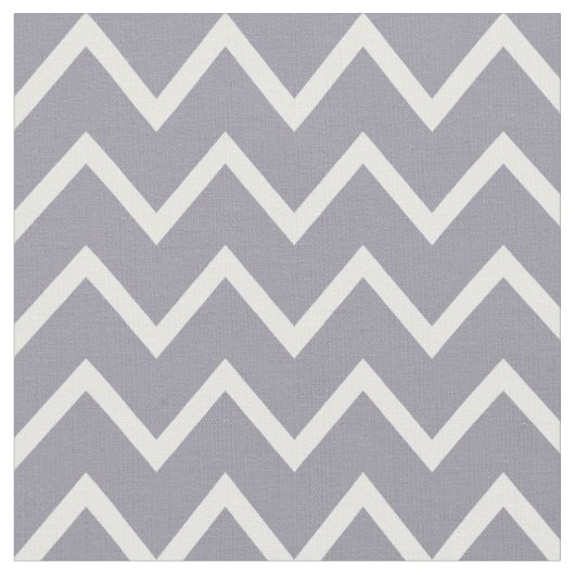 Tissu Lilac Grey & White Chevron (Fermer)
