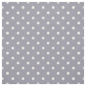 Tissu Lilac Gris et blanc Polka Dot (Échantillon)