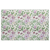 Tissu Lilac Vert Blanc Vintage Fleurs botaniques (Fat Quarter)