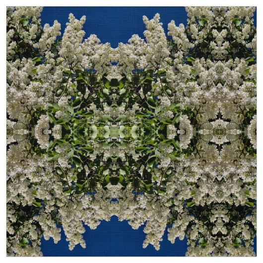 Tissu Lilas blancs (Échantillon)
