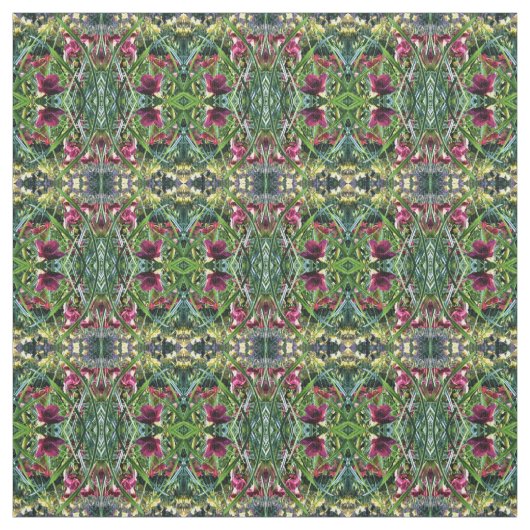 Tissu Lilies ! géo 1,5 (Échantillon)