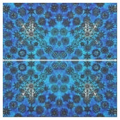 Tissu Lillian's Aqua Snowflake (Échantillon)