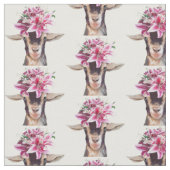 Tissu - Lilly la chèvre (Fermer)
