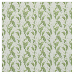Tissu Lily de la Vallée Élégance botanique