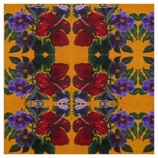 Tissu Lily Swirl Automne (Échantillon)