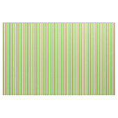 Tissu Lime, corail et Motif beige (Yard)
