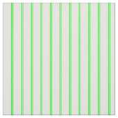 Tissu Lime et lignes de couleur blanche (Échantillon)