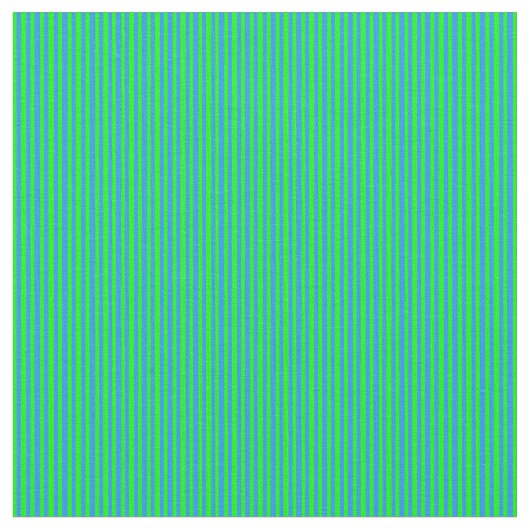 Tissu Lime et Motif bleu (Fermer)