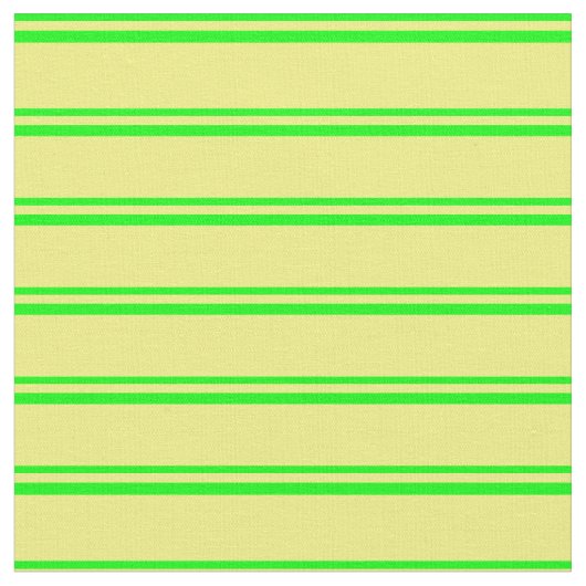 Tissu Lime et rayures de couleur jaune (Fermer)