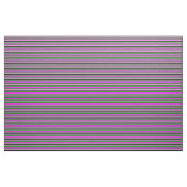 Tissu Lime, Fuchsia, Beige et Black Colour Lines (Yard)