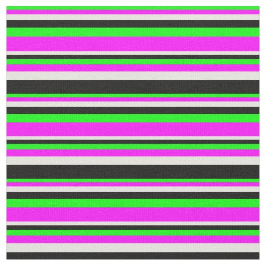 Tissu Lime, Fuchsia, Beige et Black Colour Lines (Fermer)