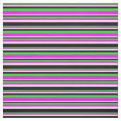 Tissu Lime, Fuchsia, Beige et Black Colour Lines (Échantillon)