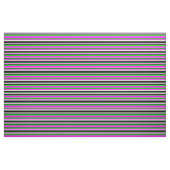 Tissu Lime, Fuchsia, Beige et Black Colour Lines (Fat Quarter)