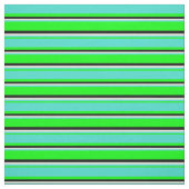 Tissu Lime, Turquoise, Beige & Black Lines (Échantillon)