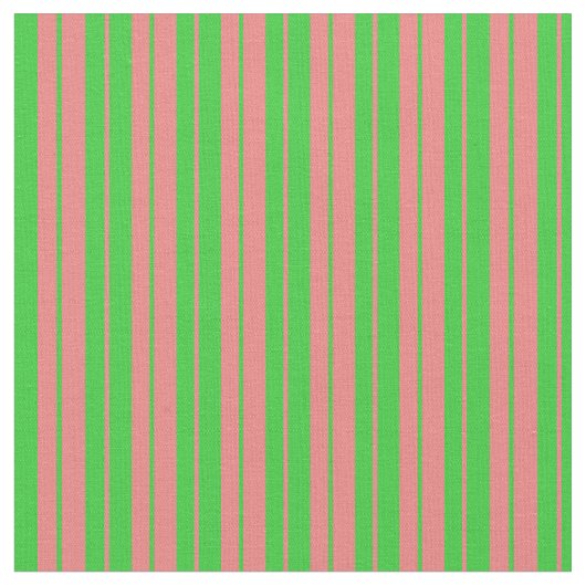 Tissu Lime Vert et Corail clair Grandes couleurs (Fermer)