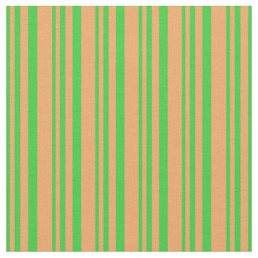 Tissu Lime Vert et Motif Brown coloré (Fermer)