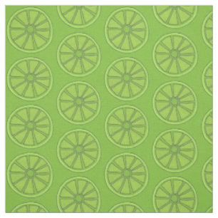 Tissu Limites vert aigre Icône Fruit Slice Foin