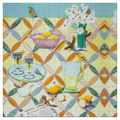 Tissu Limonade à la lavande d'été (Fermer)