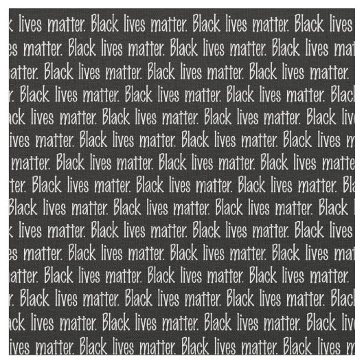 Tissu L'importance des vies noires (Fermer)