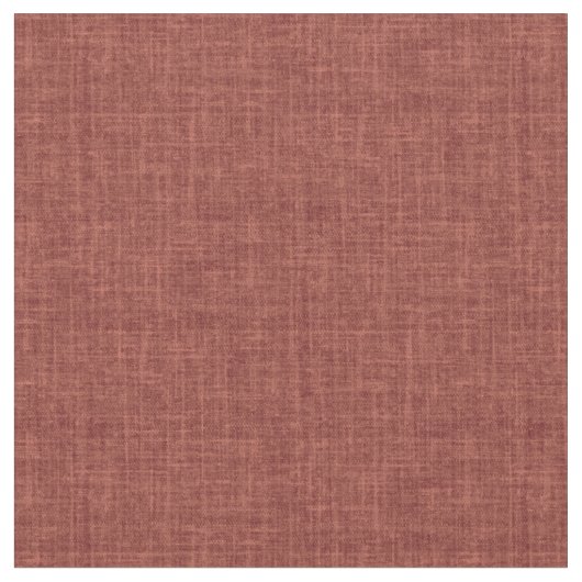 Tissu Lin brut rouge brun (Fermer)