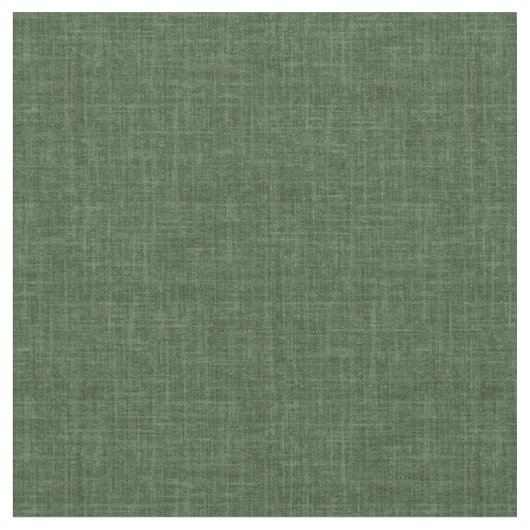 Tissu Lin brut vert forêt (Fermer)