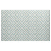 Tissu Lin rustique Diamants beige et bleu Ikat (Fat Quarter)