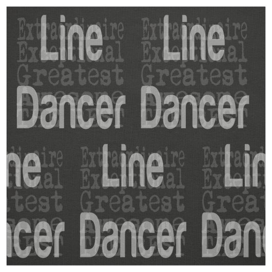 Tissu Line Dancer Extraordinaire (Échantillon)