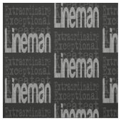 Tissu Lineman Extraordinaire (Échantillon)