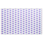 Tissu L'infini avec plume violette (Yard)