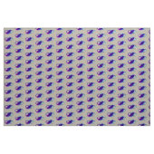 Tissu L'infini avec plume violette (Yard)