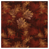 Tissu Linge de chêne d'érable couleur automne (Fermer)