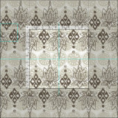 Tissu linge de lotus (Carreau)