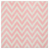 Tissu Linge rustique Beige et rose Chevron (Échantillon)