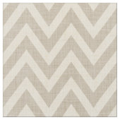 Tissu Linge rustique Beige et Taupe Chevron (Fermer)