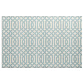 Tissu Linge rustique Trellis beige et bleu (Fat Quarter)