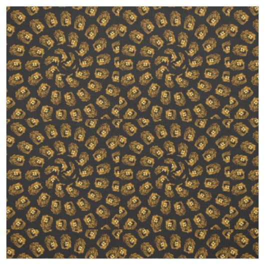 Tissu Lion Abstrait Art, (Échantillon)
