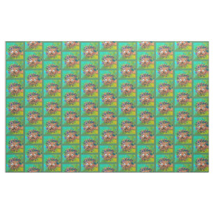 Tissu Lion bébé "Art by Kids"