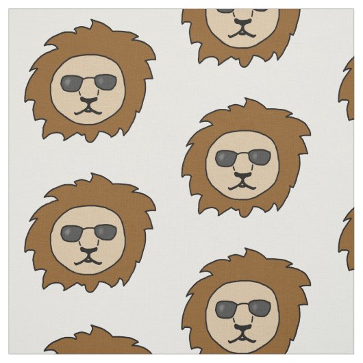 Tissu Lion cool (Échantillon)