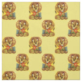 Tissu lion et souris (Échantillon)